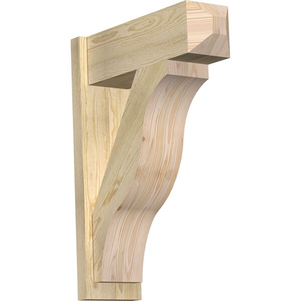 Ekena Millwork Funston Rough Sawn Craftsman Outlooker, Douglas Fir, 8"W x 24"D x 32"H OUT08X24X32FST04RDF - main